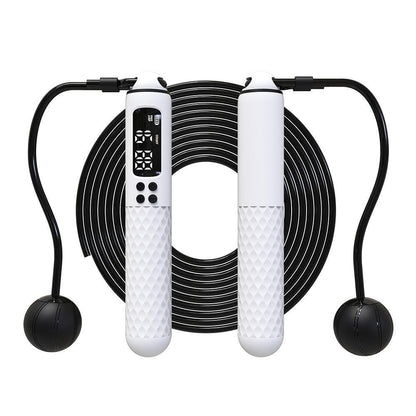 Smart Digital Jump Rope for Accurately Counts Jumps Sets Goals and Monitors Progress -White V1308-DSZKI-139-3