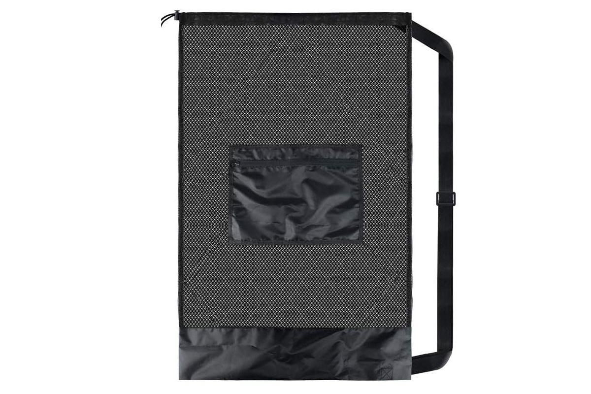 Extra Large Sport Ball Bag Heavy Duty Breathable Mesh Storage Bag With Adjustable Shoulder Strap - Style 2 V1308-DSZKI-140-2