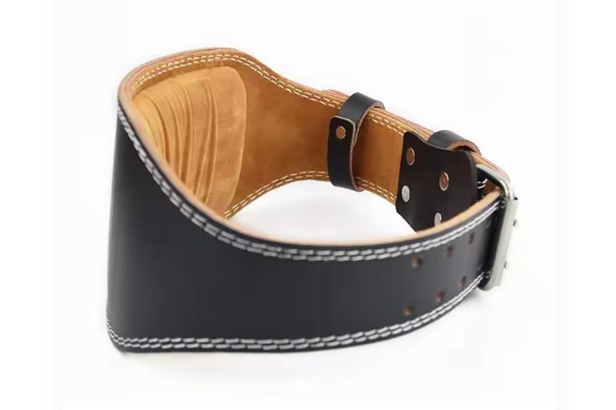 PU Leather Gym Waist Support Belt for Fitness Training and Back Support - M V1308-DSZKI-141-2
