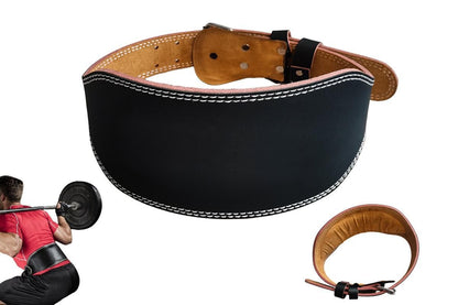 PU Leather Gym Waist Support Belt for Fitness Training and Back Support - S V1308-DSZKI-141-3