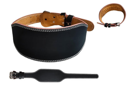 PU Leather Gym Waist Support Belt for Fitness Training and Back Support - XL V1308-DSZKI-141-4