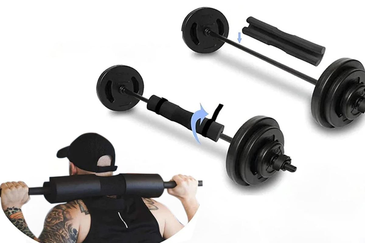 Barbell Pad Shoulder Pad Squat Pad For Weightlifting Lunges And Hip Thrusts -Black V1308-DSZKI-143-1