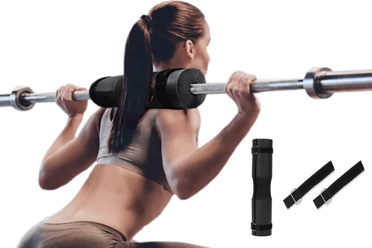 Barbell Pad Shoulder Pad Squat Pad For Weightlifting Lunges And Hip Thrusts -Black V1308-DSZKI-143-1