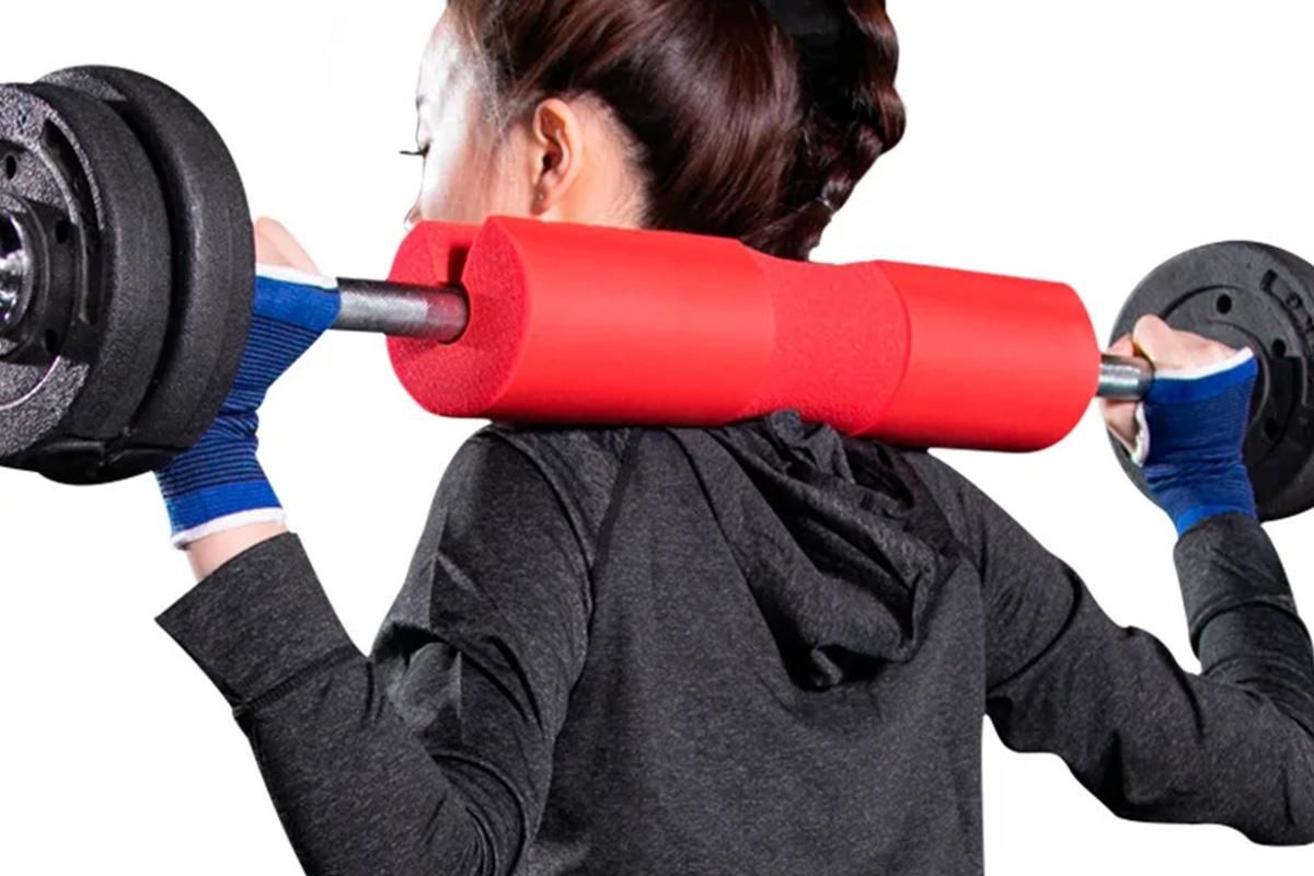 Barbell Pad Shoulder Pad Squat Pad For Weightlifting Lunges And Hip Thrusts -Red V1308-DSZKI-143-2