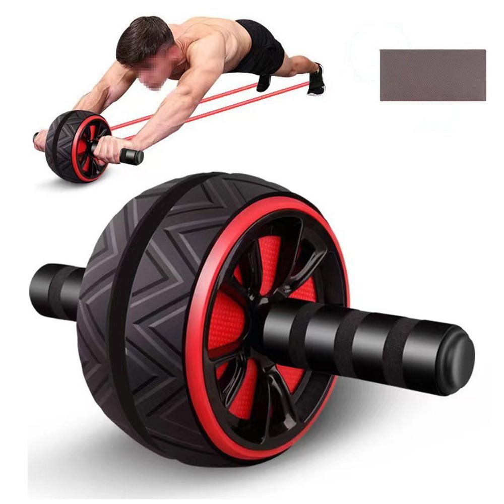 Wide Ab Roller Wheel for Home Gym Core Training - Red V1308-DSZKI-145-1