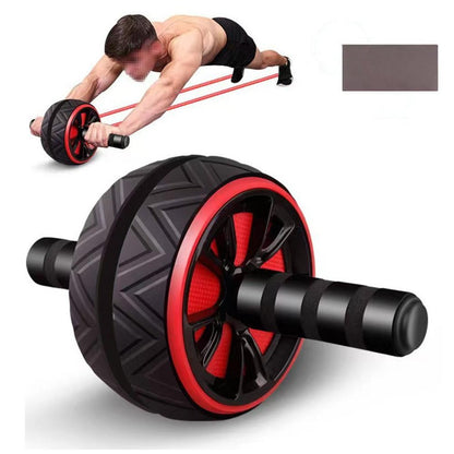 Wide Ab Roller Wheel for Home Gym Core Training - Red V1308-DSZKI-145-1