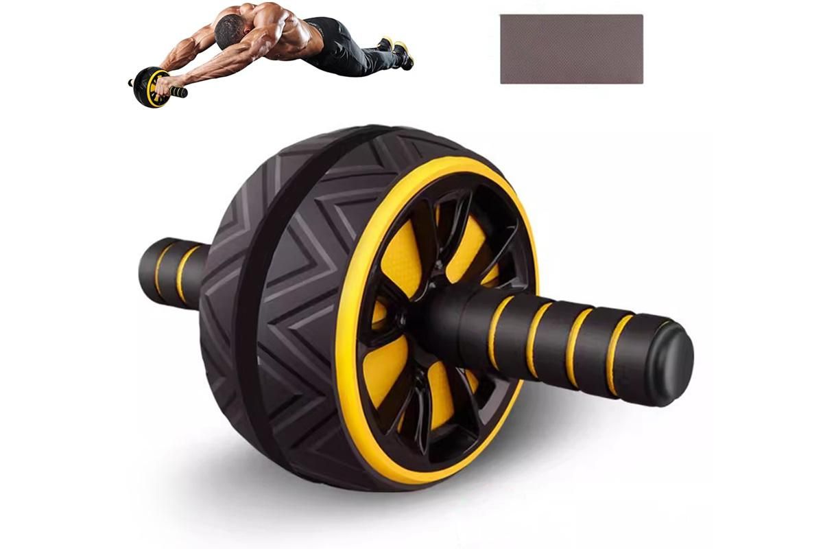 Wide Ab Roller Wheel for Home Gym Core Training - Red V1308-DSZKI-145-1