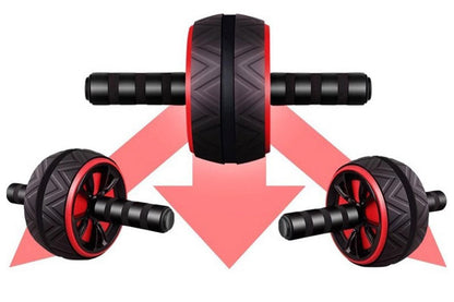 Wide Ab Roller Wheel for Home Gym Core Training - Yellow V1308-DSZKI-145-2
