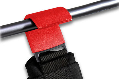 2pcs Weight Lifting Hook Hand Grip Support Wrist Straps Powerlifting Grips Gym Gloves(Red) V1308-DSZKI-149-1