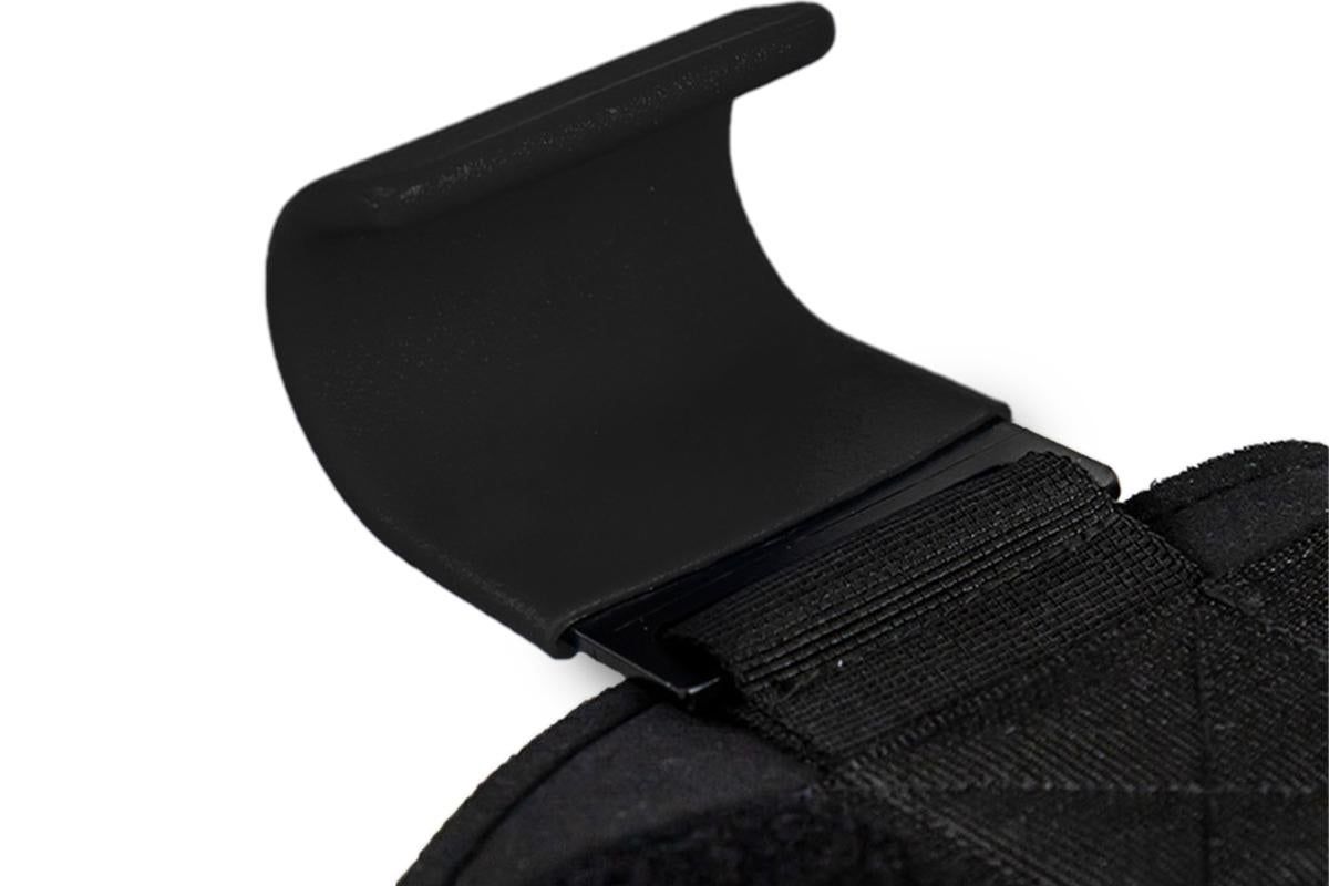 2pcs Weight Lifting Hook Hand Grip Support Wrist Straps Powerlifting Grips Gym Gloves(Black) V1308-DSZKI-149-2