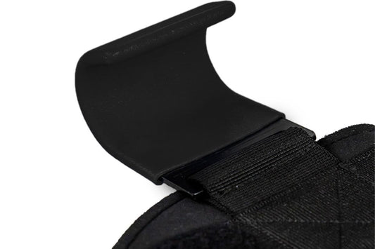 2pcs Weight Lifting Hook Hand Grip Support Wrist Straps Powerlifting Grips Gym Gloves(Black) V1308-DSZKI-149-2