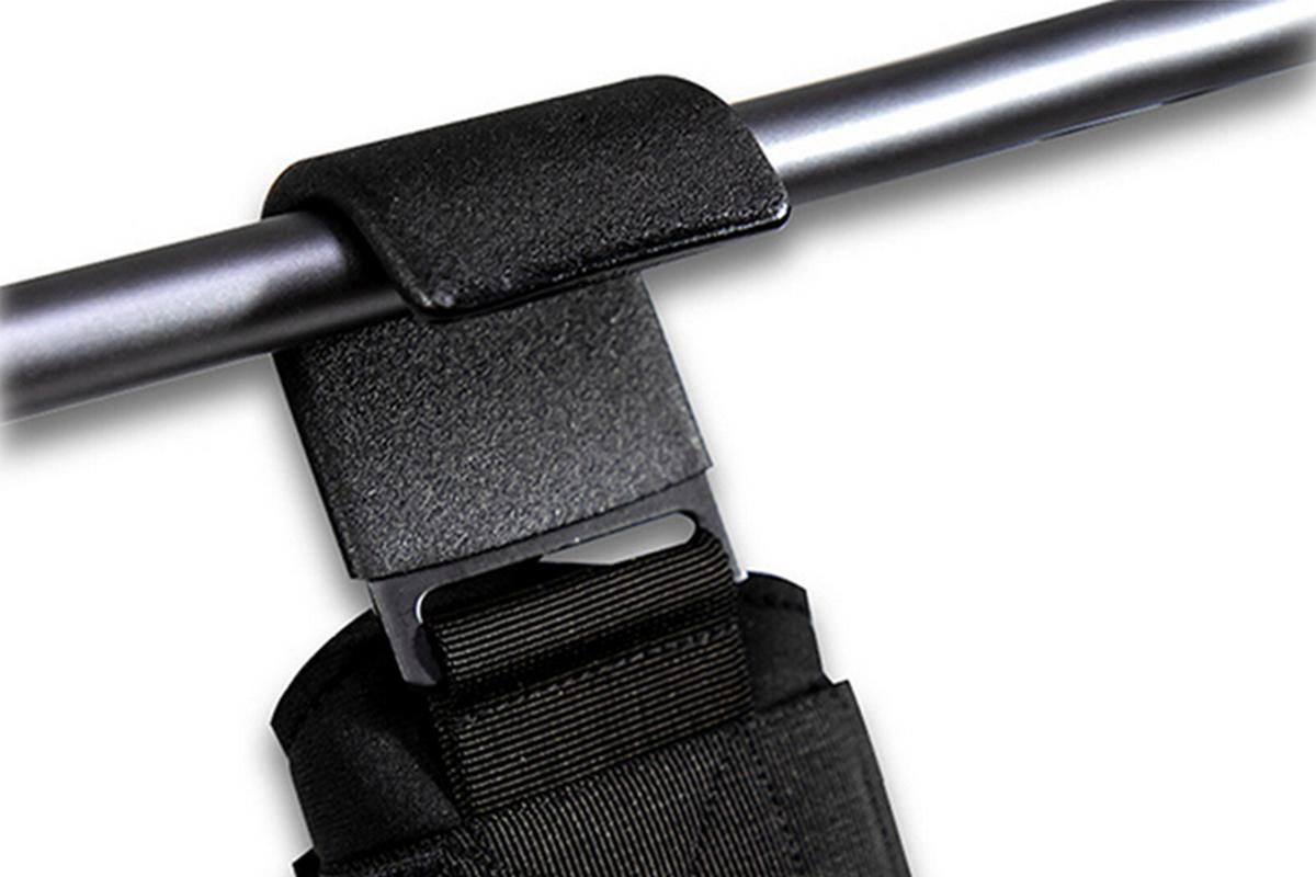 2pcs Weight Lifting Hook Hand Grip Support Wrist Straps Powerlifting Grips Gym Gloves(Black) V1308-DSZKI-149-2