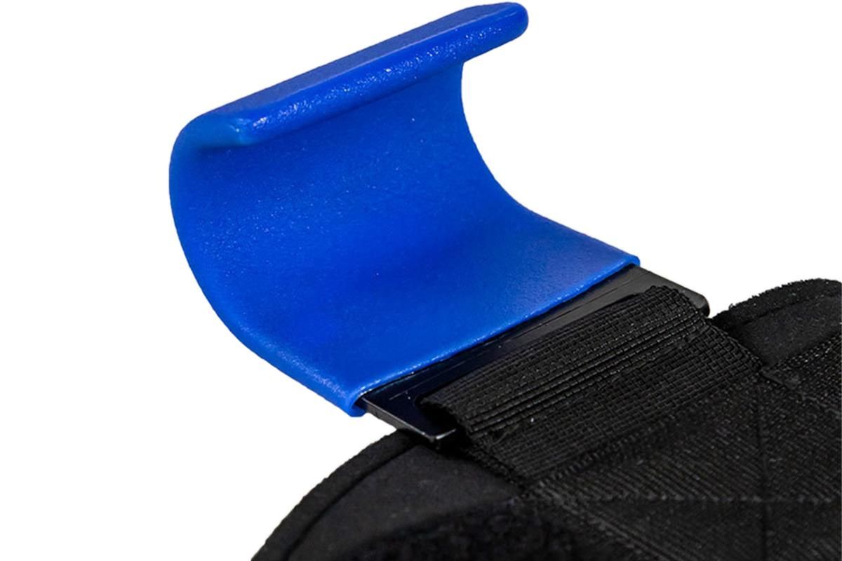 2pcs Weight Lifting Hook Hand Grip Support Wrist Straps Powerlifting Grips Gym Gloves(Blue) V1308-DSZKI-149-3