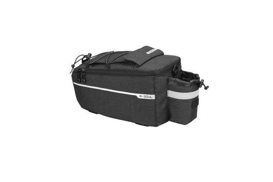 Cycling Rear Rack Water-resistant Storage Bottle Luggage Bag Bike Rear Pannier Bag - Black V1308-DSZKI-15-2