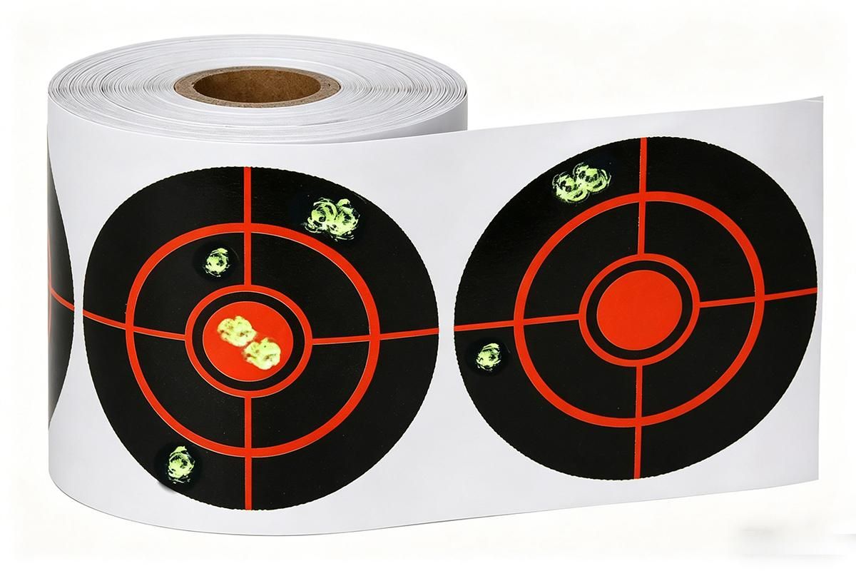 250X/Roll Shooting Target Self Adhesive Targets Splatter Reactive Target Sticker V1308-DSZKI-152