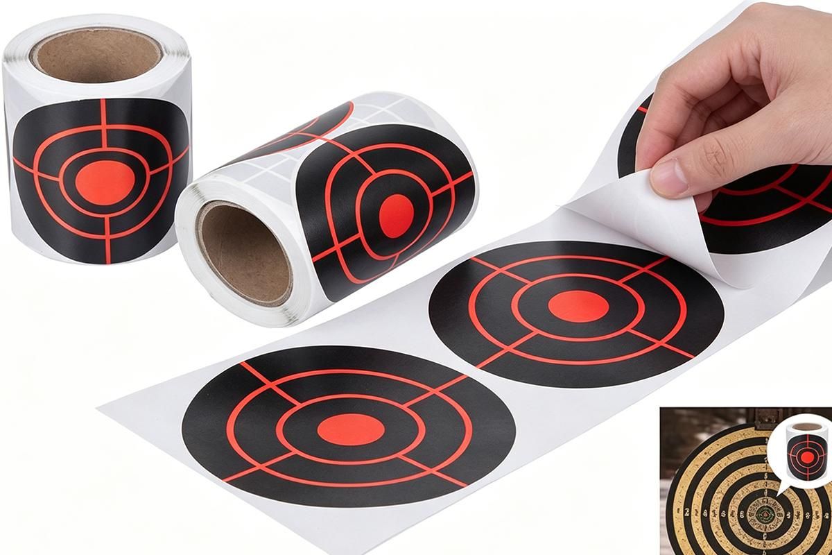 250X/Roll Shooting Target Self Adhesive Targets Splatter Reactive Target Sticker V1308-DSZKI-152