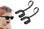 2Pcs Professional Sports Mouthguard Teeth with Strap EVA Sports Mouth Guards -Black V1308-DSZKI-155-1