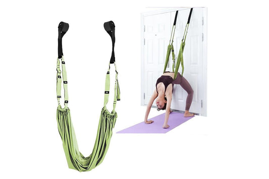 Stretching Exercise Belt Ballet Band Leg with Door Anchor Flexibility Trainer for Dance Aerial Yoga Ballet V1308-DSZKI-161-1