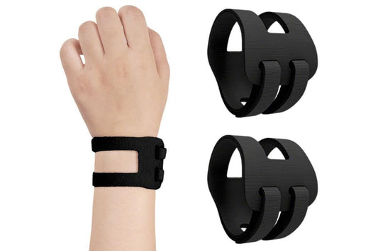2PCS Ulnar Wrist Support Brace Adjustable for Sports Yoga Fitness - Black V1308-DSZKI-165-2