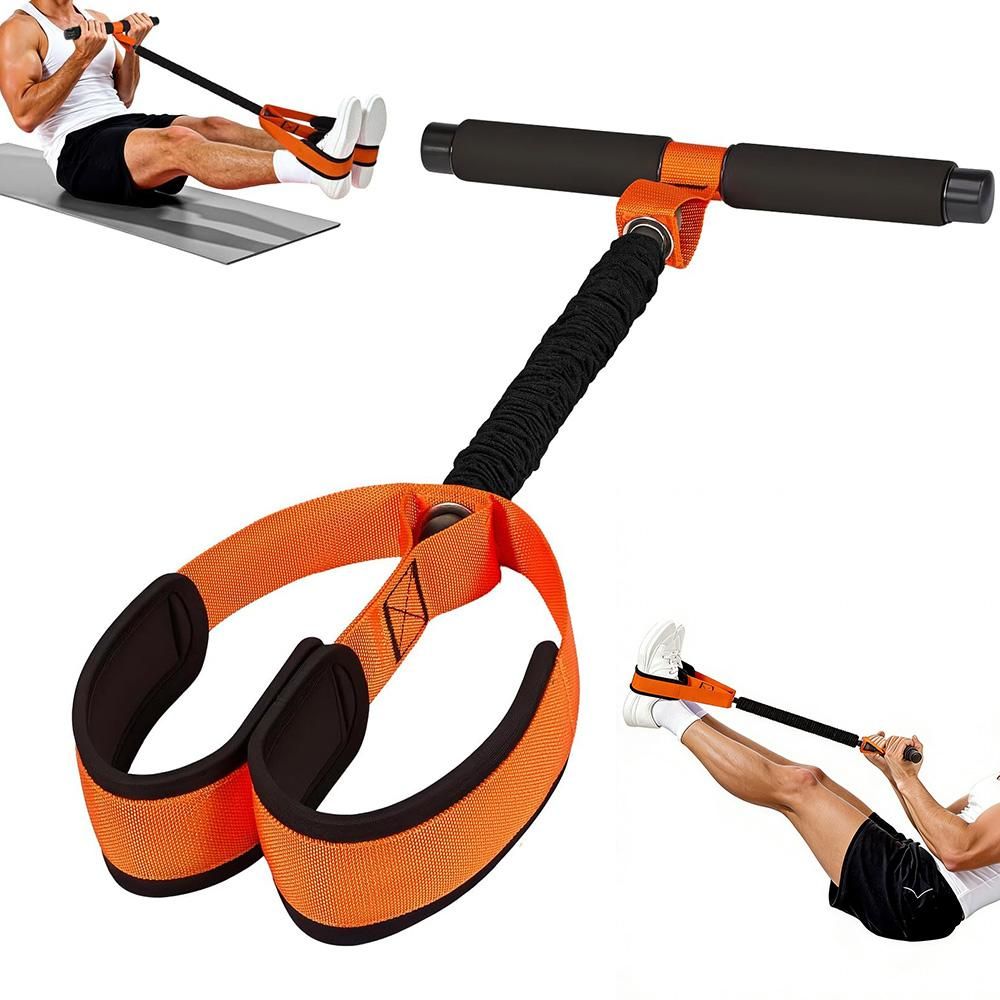 Pedal Resistance Band with Handle Home Exercise 55lbs V1308-DSZKI-168