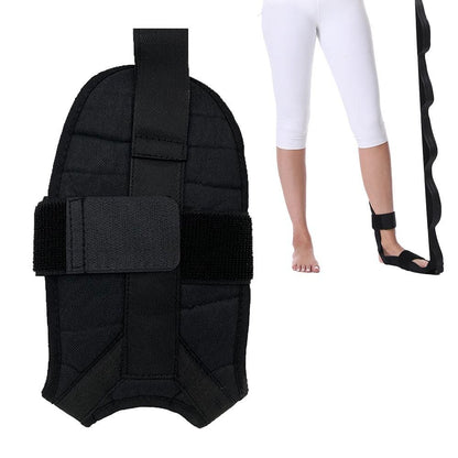 Hamstring Stretcher Stretching Strap Ligament Stretching Belt for Dancing Pilates Yoga Pain Relief -Black V1308-DSZKI-171-1