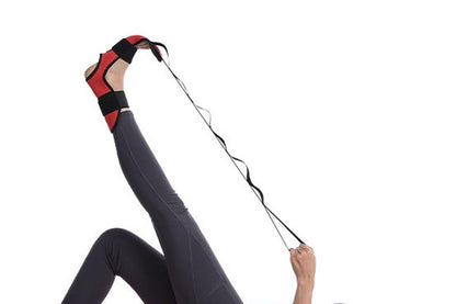 Hamstring Stretcher Stretching Strap Ligament Stretching Belt for Dancing Pilates Yoga Pain Relief -Red V1308-DSZKI-171-2