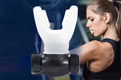 Respiratory Trainer Compact Lung Exercise Device Breathing Trainer -White V1308-DSZKI-175-1