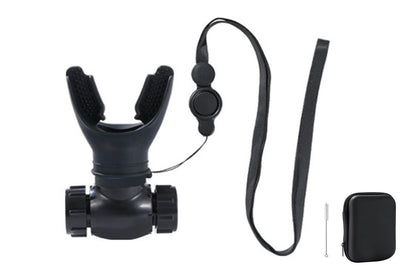 Respiratory Trainer Compact Lung Exercise Device Breathing Trainer -Black V1308-DSZKI-175-2