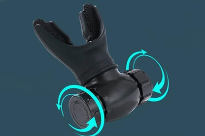 Respiratory Trainer Compact Lung Exercise Device Breathing Trainer -Black V1308-DSZKI-175-2