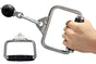 Single D Stirrup Handle with Rubber Grips for Cable Exercise Equipment V1308-DSZKI-176