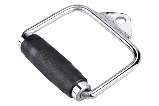 Single D Stirrup Handle with Rubber Grips for Cable Exercise Equipment V1308-DSZKI-176