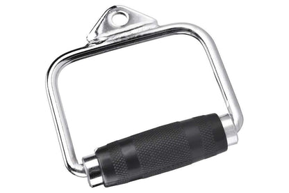Single D Stirrup Handle with Rubber Grips for Cable Exercise Equipment V1308-DSZKI-176