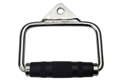 Single D Stirrup Handle with Rubber Grips for Cable Exercise Equipment V1308-DSZKI-176