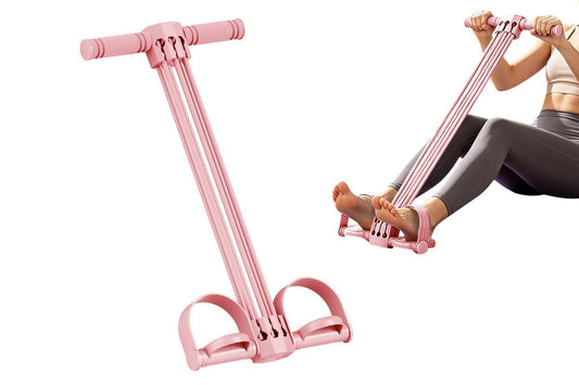 Pedal Resistance Band with Handles Adjustable Detachable Multifunction Pedal Resistance Band for Abs Arms V1308-DSZKI-178-1