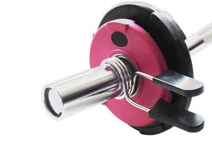 4 Pack 25mm Barbell Spring Clips Gym Weight Lifting Clamps for Dumbbell Bar Lock V1308-DSZKI-180