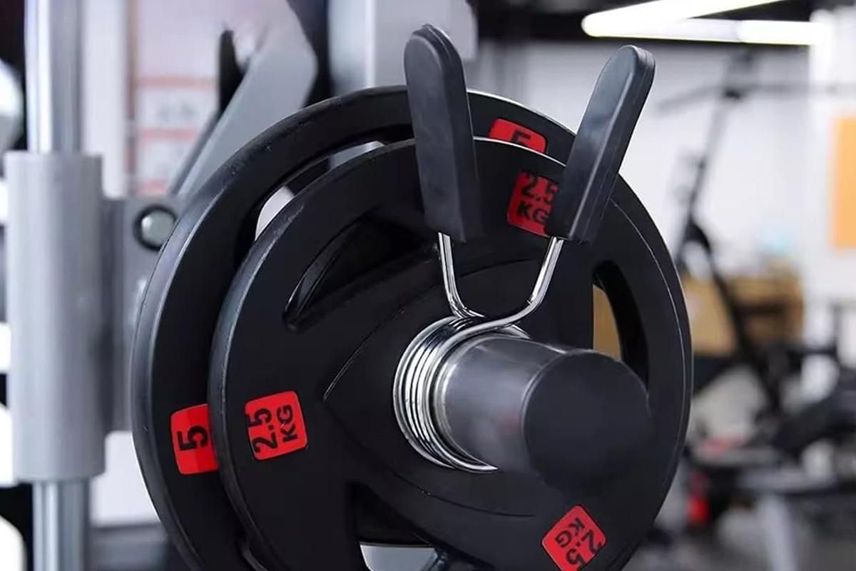 4 Pack 25mm Barbell Spring Clips Gym Weight Lifting Clamps for Dumbbell Bar Lock V1308-DSZKI-180