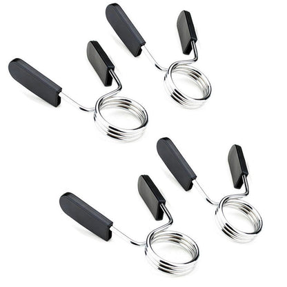 4 Pack 25mm Barbell Spring Clips Gym Weight Lifting Clamps for Dumbbell Bar Lock V1308-DSZKI-180