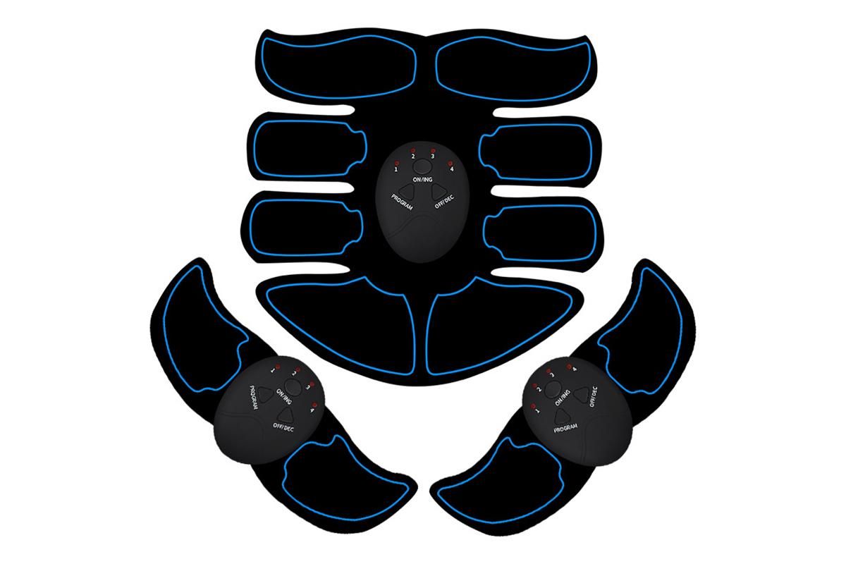 3Pcs Muscle Training ABS Stimulator Stimulator -Blue V1308-DSZKI-182-1