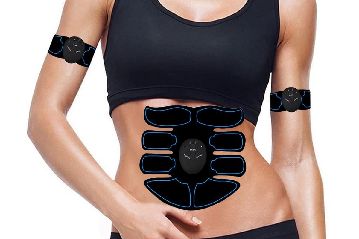 3Pcs Muscle Training ABS Stimulator Stimulator -Blue V1308-DSZKI-182-1