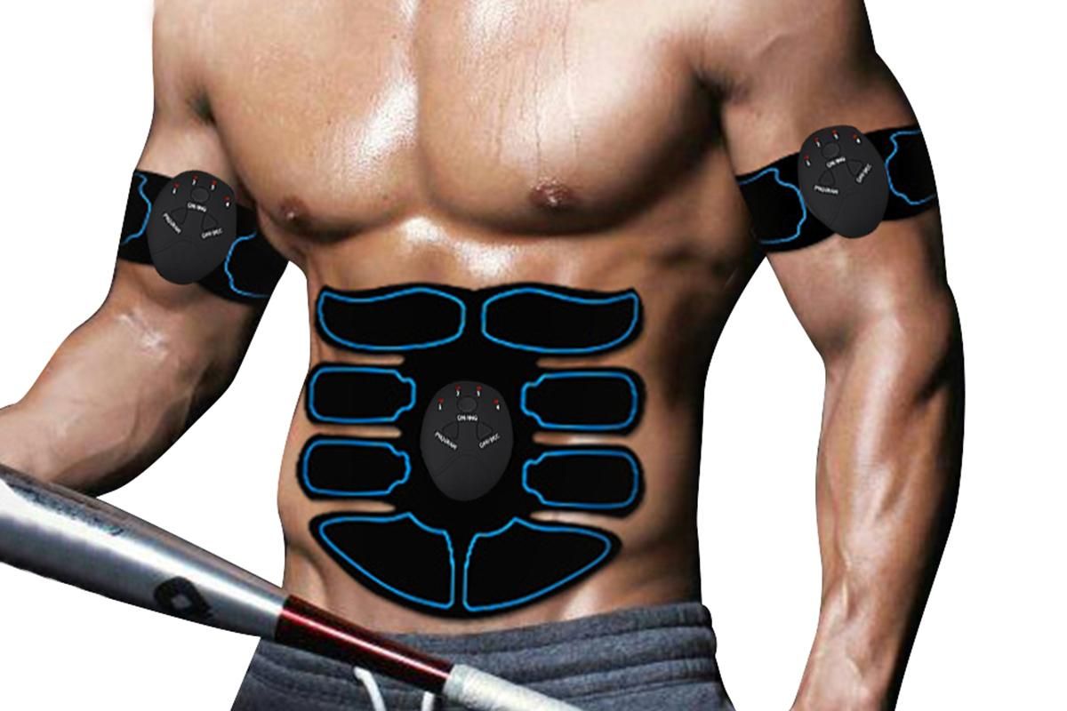 3Pcs Muscle Training ABS Stimulator Stimulator -Blue V1308-DSZKI-182-1