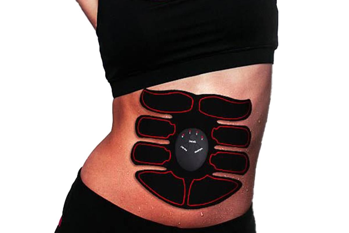 3Pcs Muscle Training ABS Stimulator Stimulator -Red V1308-DSZKI-182-2