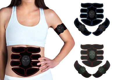 3Pcs Muscle Training ABS Stimulator Stimulator -Red V1308-DSZKI-182-2
