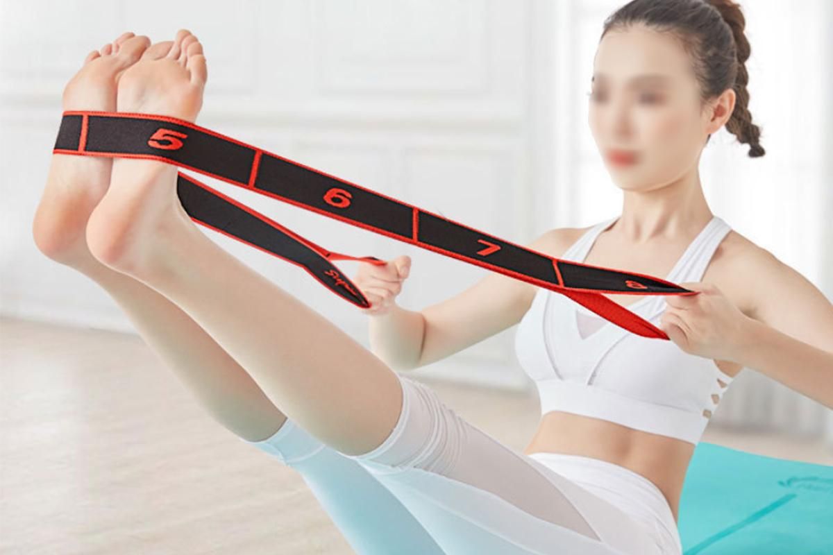 8 Level Yoga Resistance Bands Set 3 Pack Elastic Fitness Stretch Bands V1308-DSZKI-184