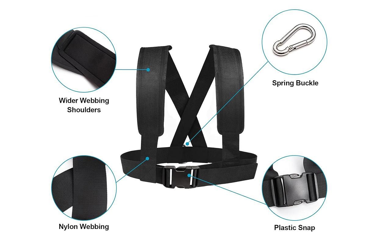 Weight Bearing Supporter Belt Professional Running Training Assist Resistance Band for Gym Workout V1308-DSZKI-185