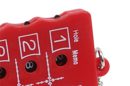 18 Hole Golf Score Counter Stroke Counter -Red V1308-DSZKI-186-2