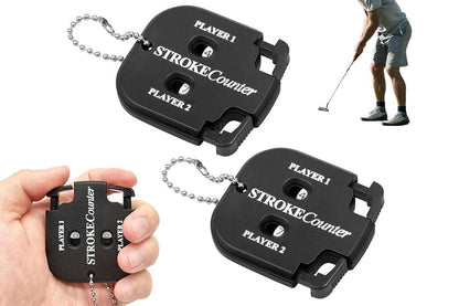 2PCS Golf Score Indicator 2 Player Stroke Counter Golf Handy Count Shot V1308-DSZKI-189