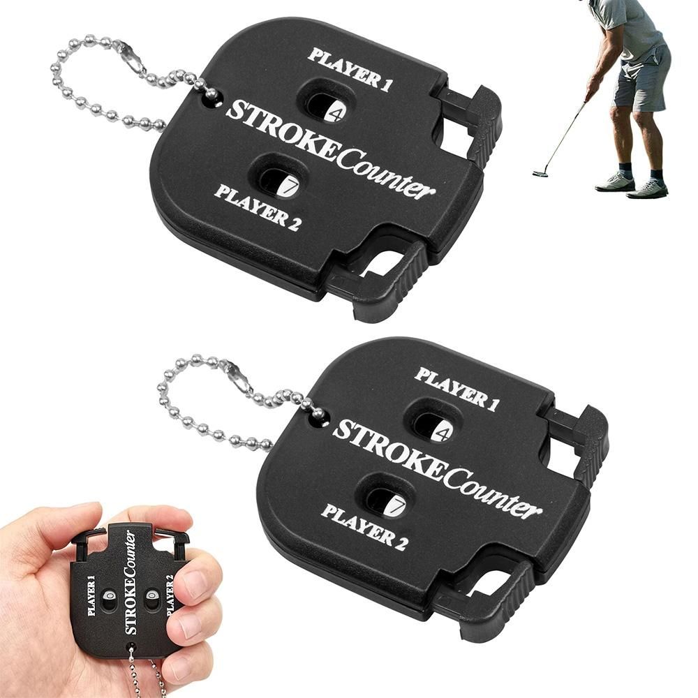 2PCS Golf Score Indicator 2 Player Stroke Counter Golf Handy Count Shot V1308-DSZKI-189