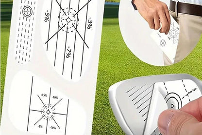 100Pcs Golf Impact Tape Set Club Impact Stickers for Woods Irons Putters V1308-DSZKI-190