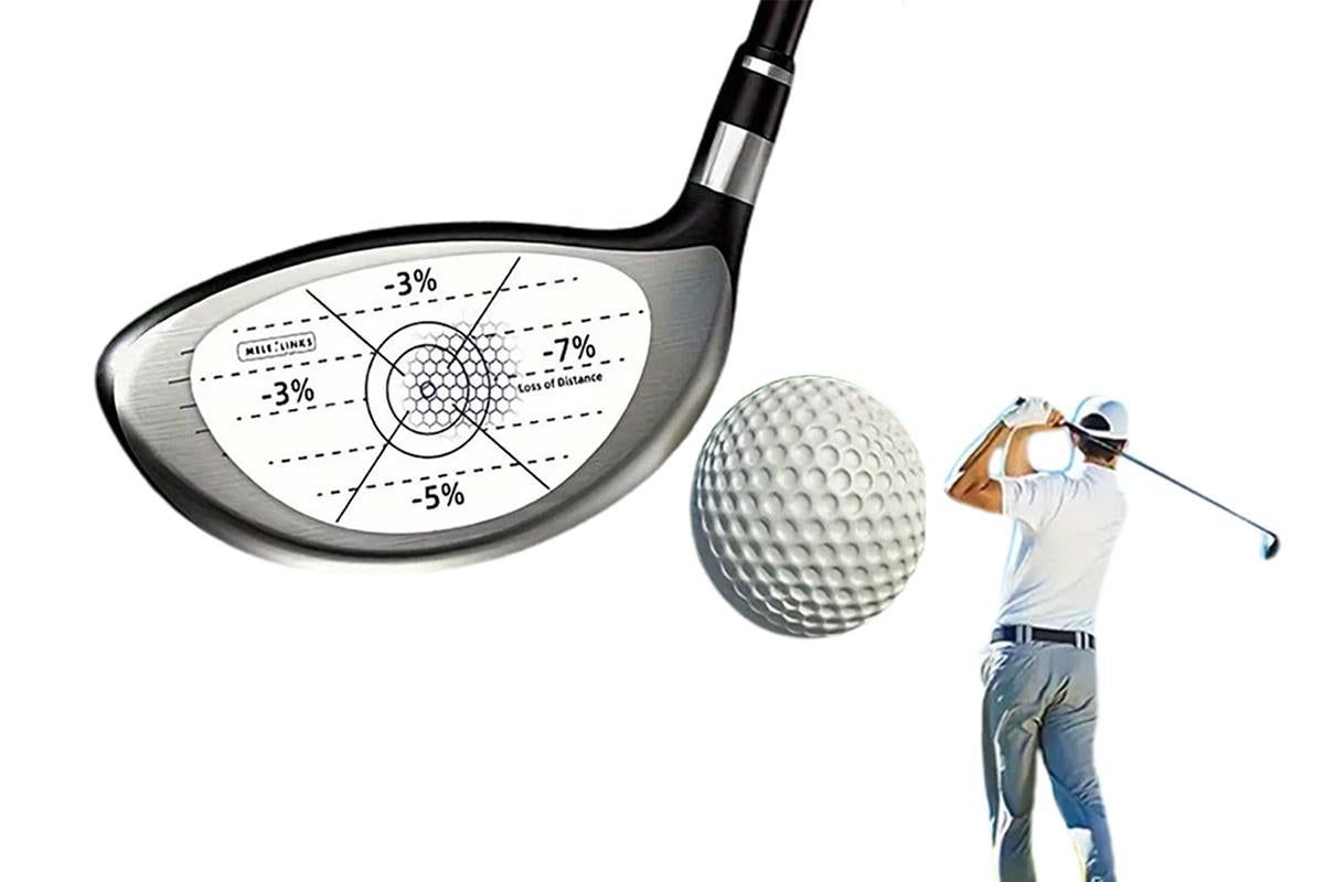 100Pcs Golf Impact Tape Set Club Impact Stickers for Woods Irons Putters V1308-DSZKI-190