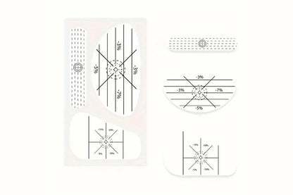 100Pcs Golf Impact Tape Set Club Impact Stickers for Woods Irons Putters V1308-DSZKI-190